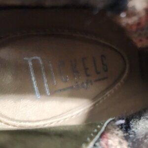 Nickels Boots Soft Fred Tuscan Tan Suede Heeled Boots, Size 7?